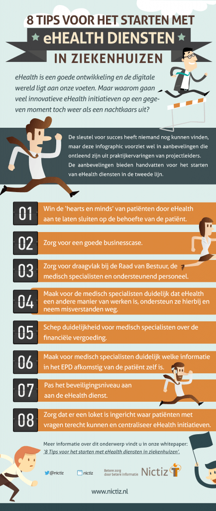 8 Tips voor het starten met eHealth diensten in ziekenhuizen