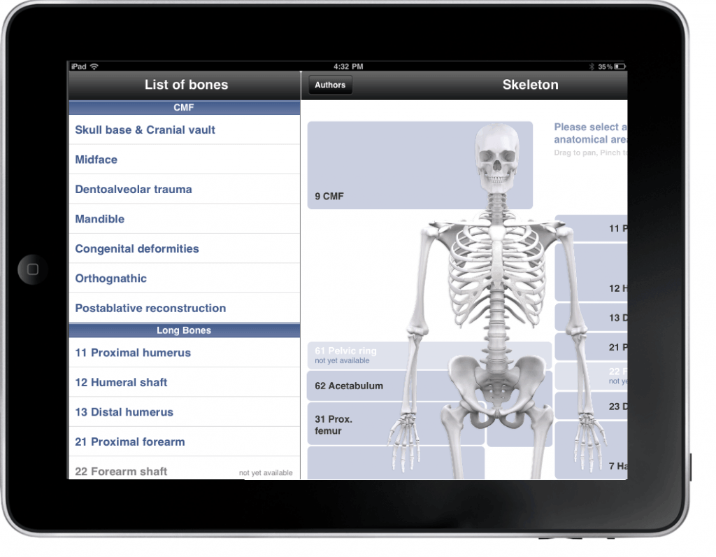 AO Surgery Reference app