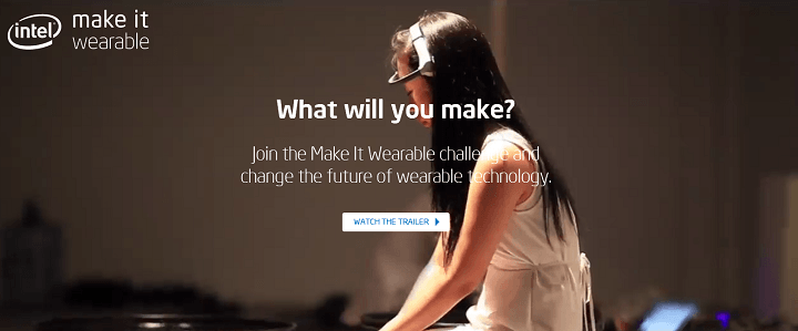 Intel 'Make it wearable' contest