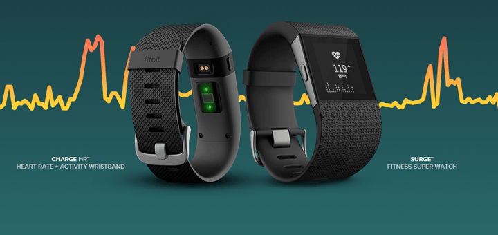 De Fitbit Charge HR en Surge meten 24 uur je hartslag