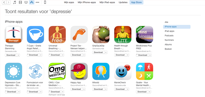 "Een Netflix-achtige appstore voor eMental health apps"