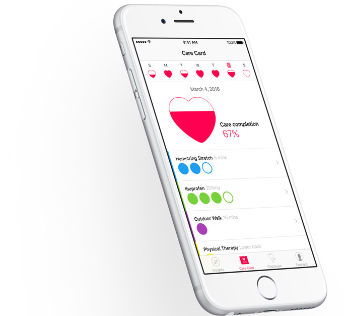 CareKit Apple Care Card