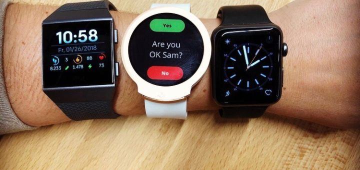 Smartwatch iBeat (midden) moet 'levens gaan redden' (foto: iBeat)