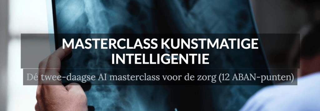 Masterclass Kunstmatige intelligentie in de zorg - SmartHealth 2019