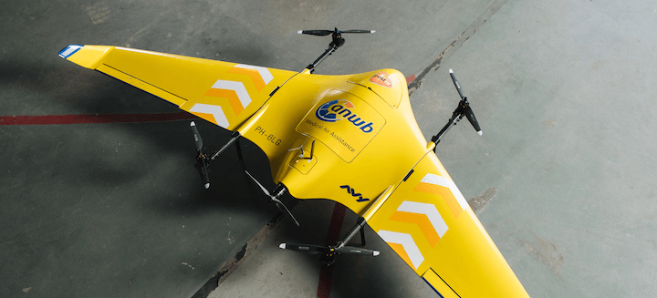 Medical Drone Service beeld via PostNL